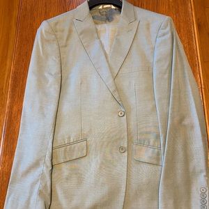 Mint green suit